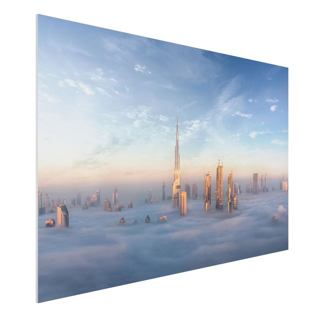 Wandbilder Asien Dubai über den Wolken