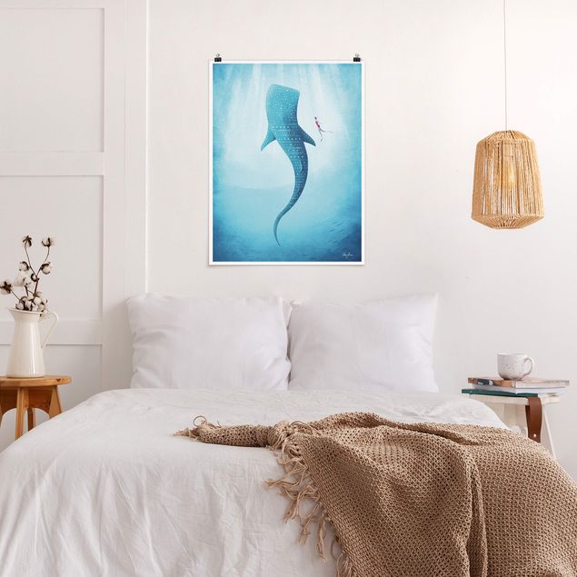 Poster Kunstdruck Der Walhai