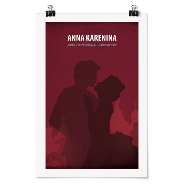 Wandbilder Kunstdrucke Filmposter Anna Karenina