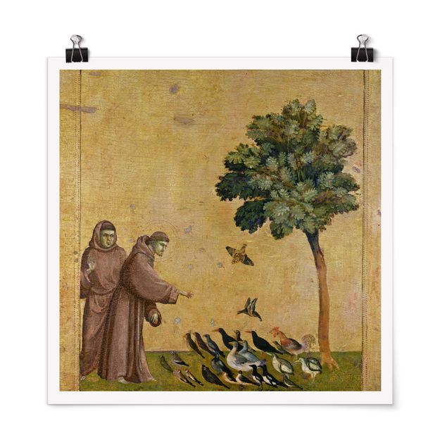 Kunstdrucke Poster Giotto di Bondone - Der Heilige Franziskus