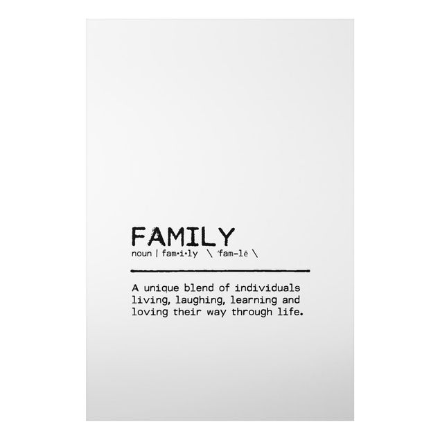 Wandbilder Familie Definition Family Unique