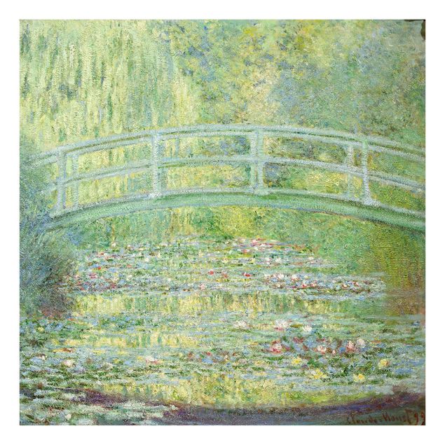 Glasrückwand Küche Claude Monet - Japanische Brücke