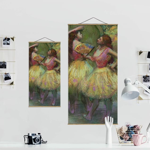 Wandbilder Portrait Edgar Degas - Zwei Tänzerinnen