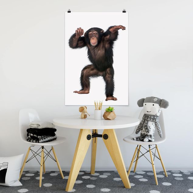 Küche Dekoration Vergnügter Affe