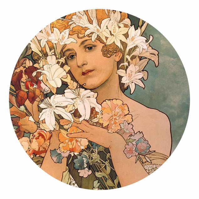 Kunststile Alfons Mucha - Blume