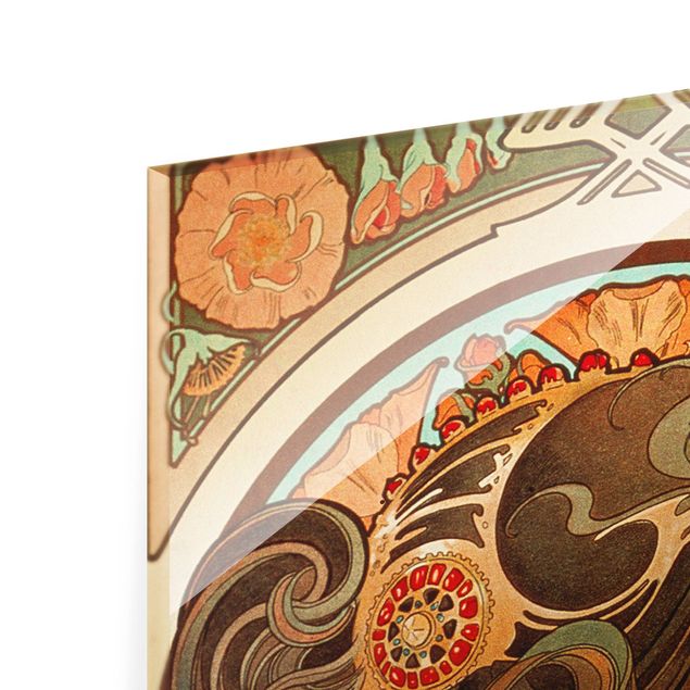 Wandbilder Blumen Alfons Mucha - Schlüsselblume