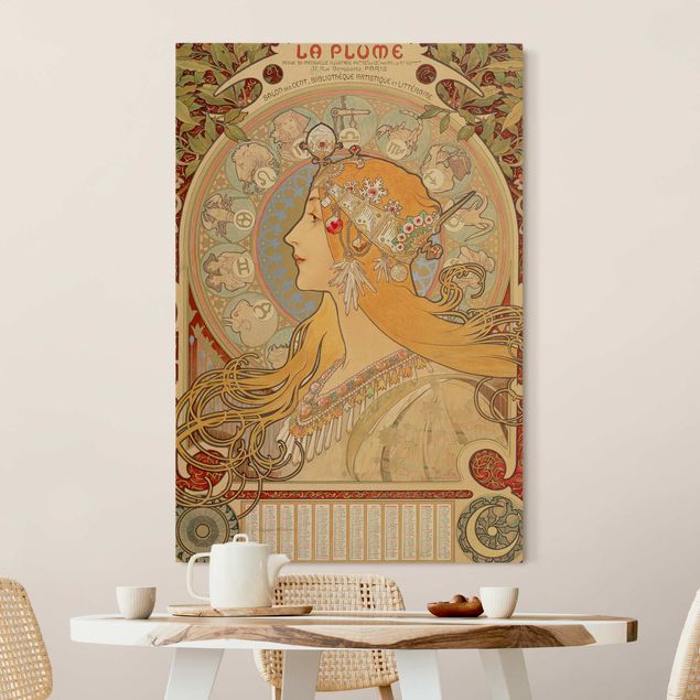Wandbilder Art Deco Alfons Mucha - Sternkreiszeichen