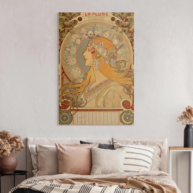 Wandbilder Kunstdrucke Alfons Mucha - Sternkreiszeichen