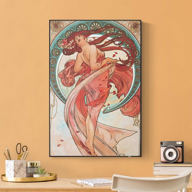Wandbilder Kunstdrucke Alfons Mucha - Vier Künste - Der Tanz