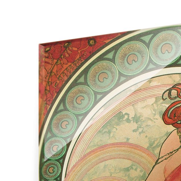 Wandbilder Modern Alfons Mucha - Vier Künste - Die Malerei