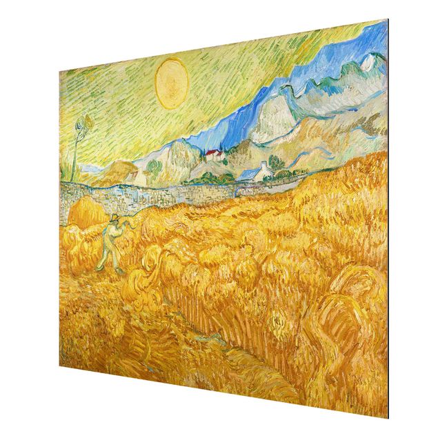 Kunststil Pointillismus Vincent van Gogh - Kornfeld mit Schnitter