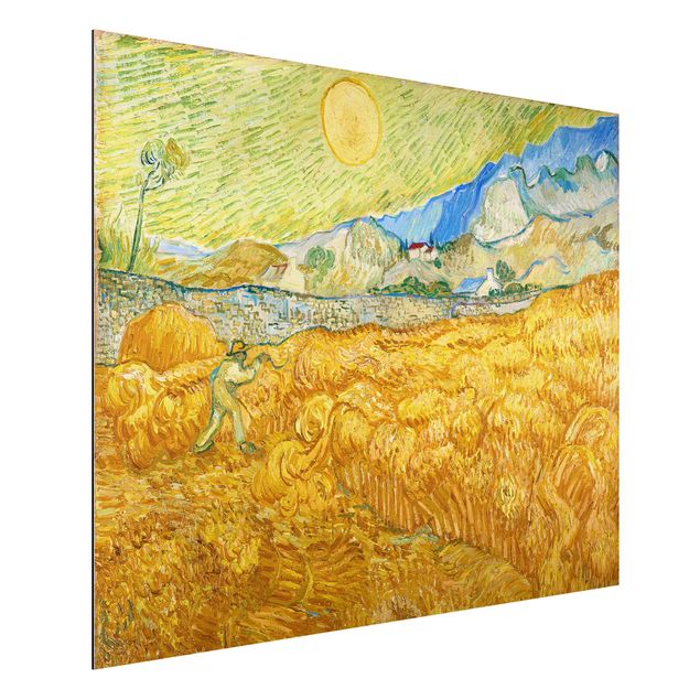 Küchen Deko Vincent van Gogh - Kornfeld mit Schnitter