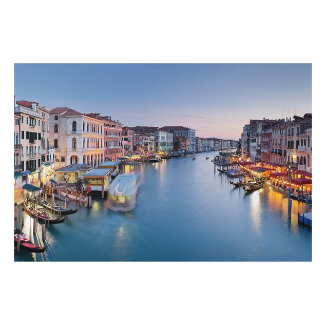 Wandbilder Italien Abendstimmung auf Canal Grande in Venedig