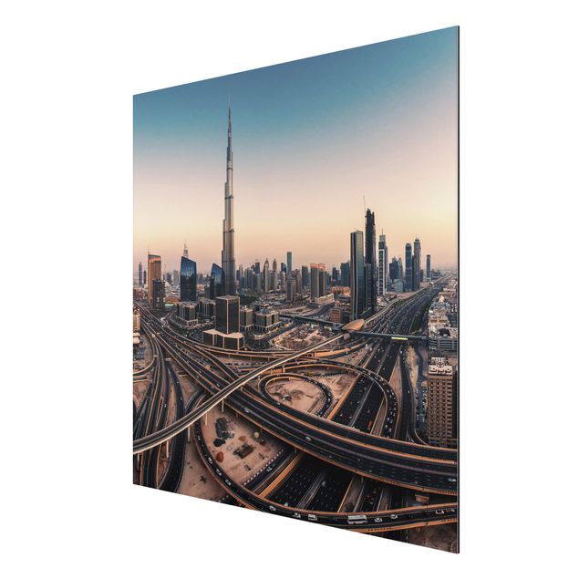 Wandbilder Architektur & Skyline Abendstimmung in Dubai