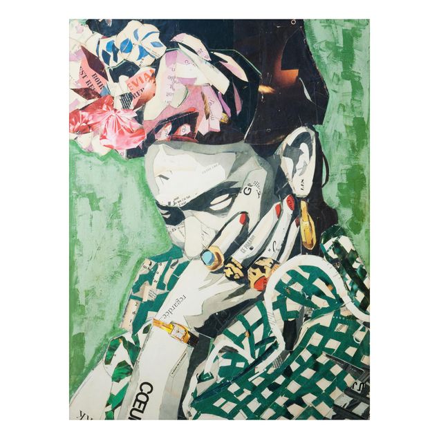 Wandbilder Kunstdrucke Frida Kahlo - Collage No.3