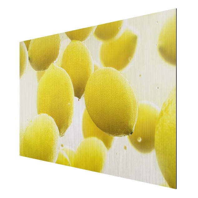 Wandbilder Floral Zitronen im Wasser