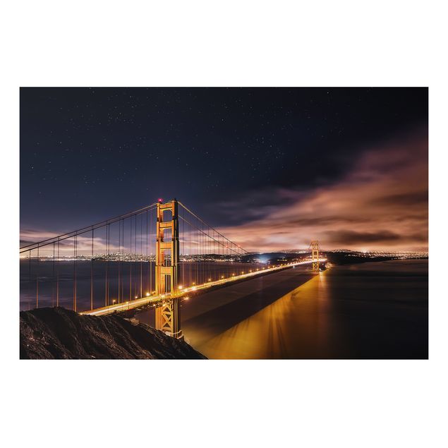 Wandbilder Architektur & Skyline Golden Gate to Stars