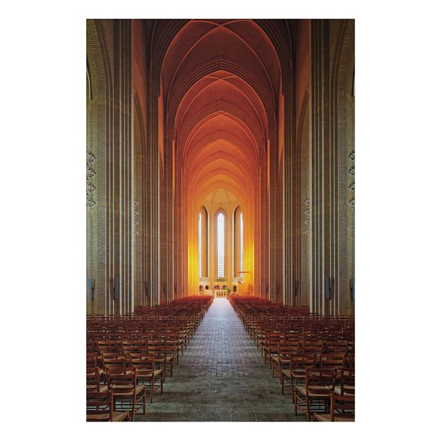 Wandbilder Architektur & Skyline Grundtvigskirche in Kopenhagen