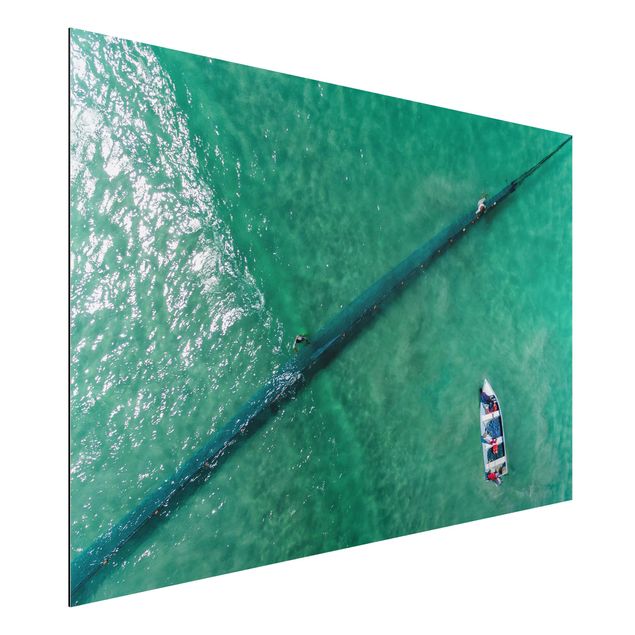 Wandbilder Fische Luftbild - Fischer