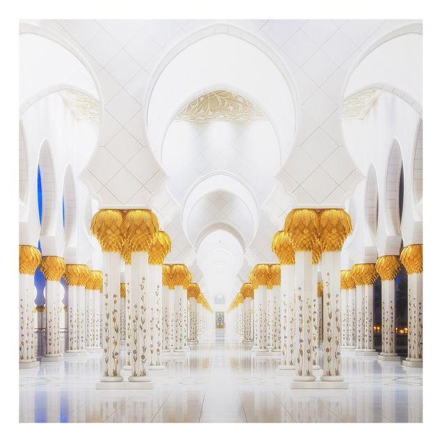 Wandbilder Architektur & Skyline Moschee in Gold