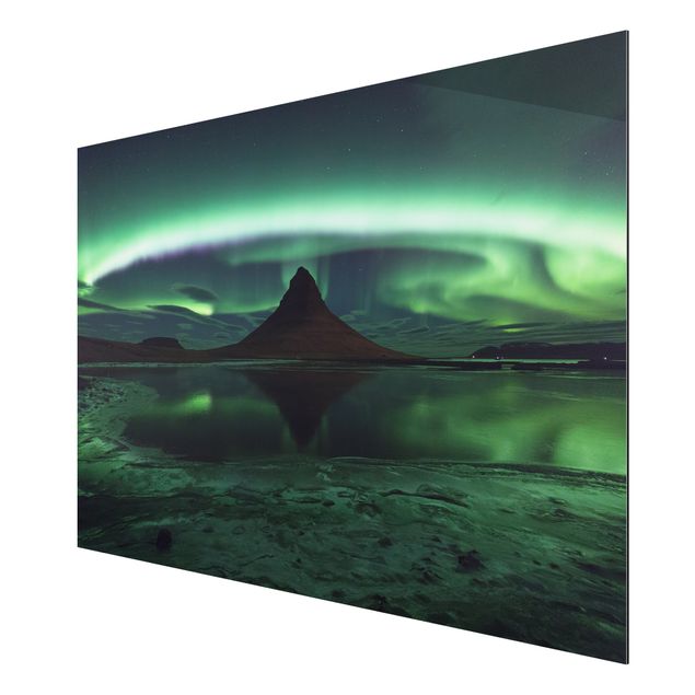 Wandbilder Landschaften Polarlicht in Island