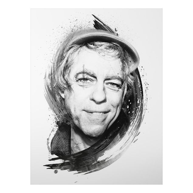 Wandbilder Portrait Bob Geldof