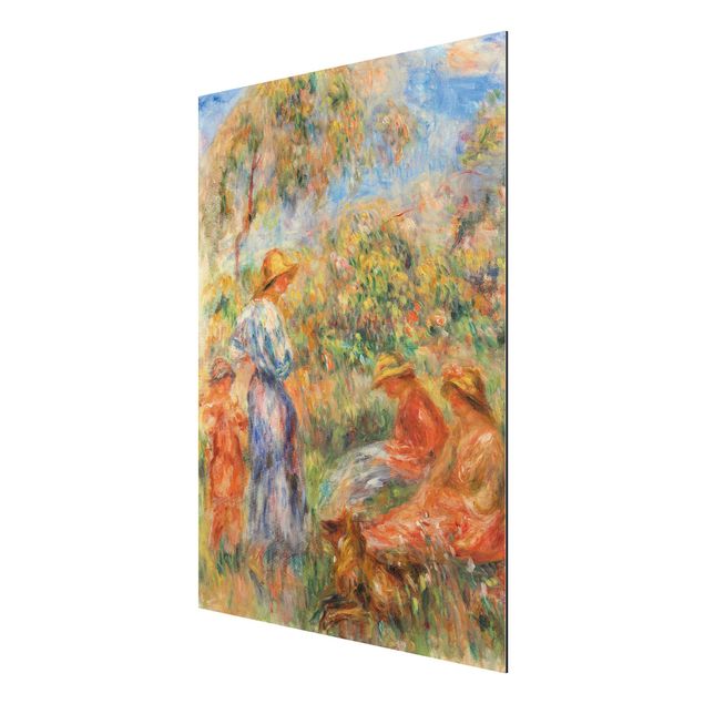 Kunststile Auguste Renoir - Landschaft mit Frauen und Kind
