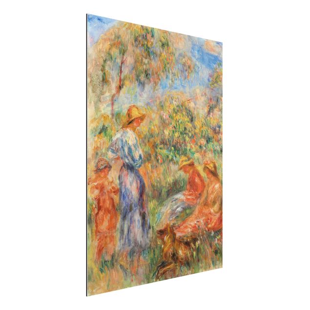 Küchen Deko Auguste Renoir - Landschaft mit Frauen und Kind