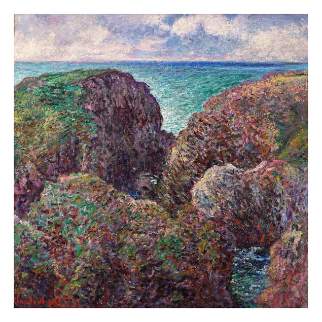 Impressionismus Bilder Claude Monet - Felsengruppe Port-Goulphar