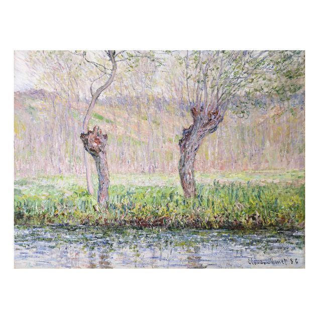 Impressionismus Bilder kaufen Claude Monet - Weidenbäume Frühling