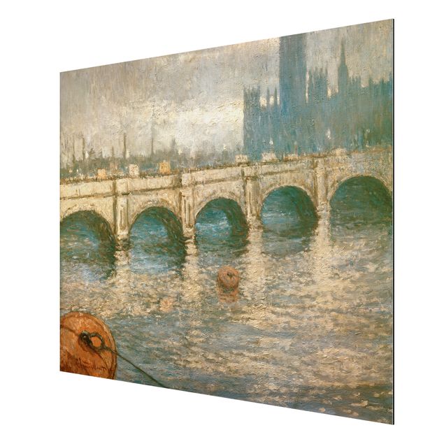 Wandbilder London Claude Monet - Themsebrücke