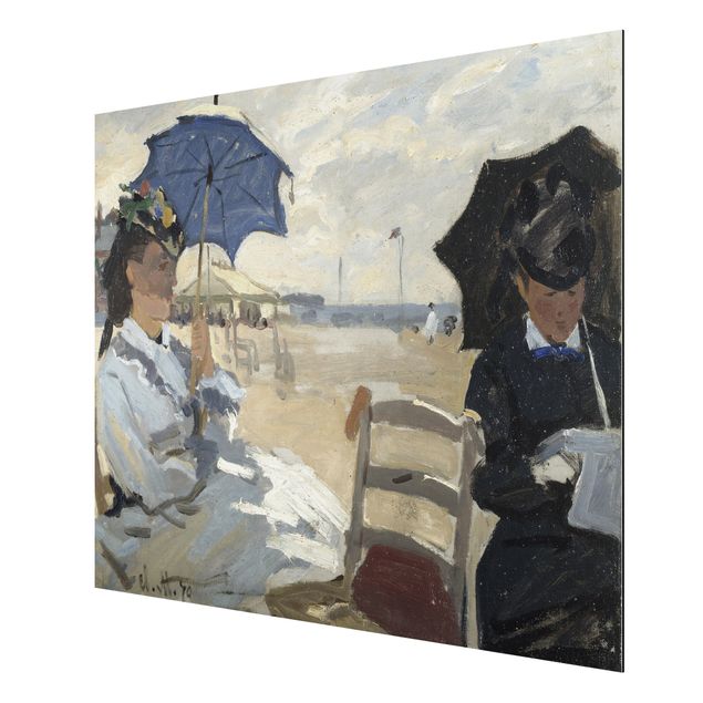 Kunststile Claude Monet - Strand von Trouville