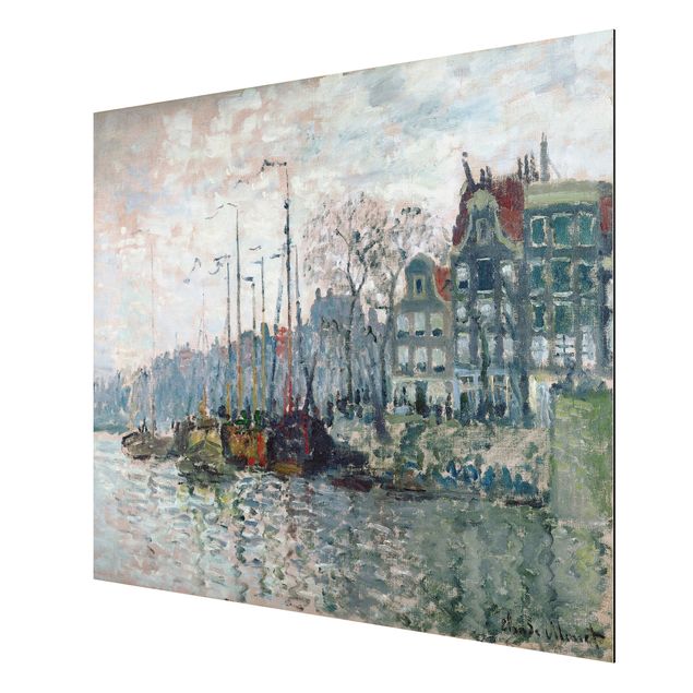 Kunststile Claude Monet - Kromme Waal Amsterdam