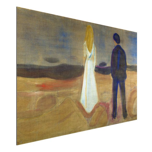 expressionistische Kunstdrucke Edvard Munch - Zwei Menschen