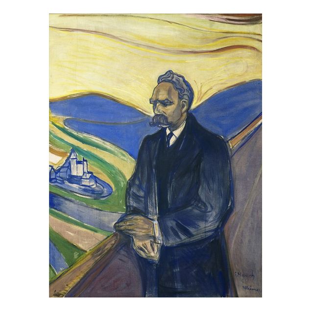 Wanddeko Küche Edvard Munch - Porträt Nietzsche