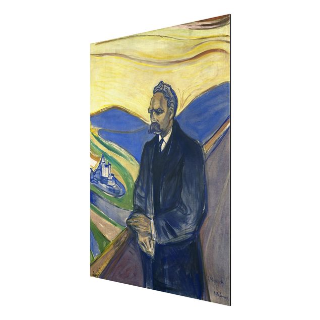 Kunststil Post Impressionismus Edvard Munch - Porträt Nietzsche