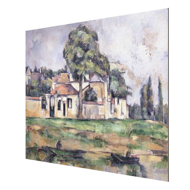 Kunststil Post Impressionismus Paul Cézanne - Ufer der Marne