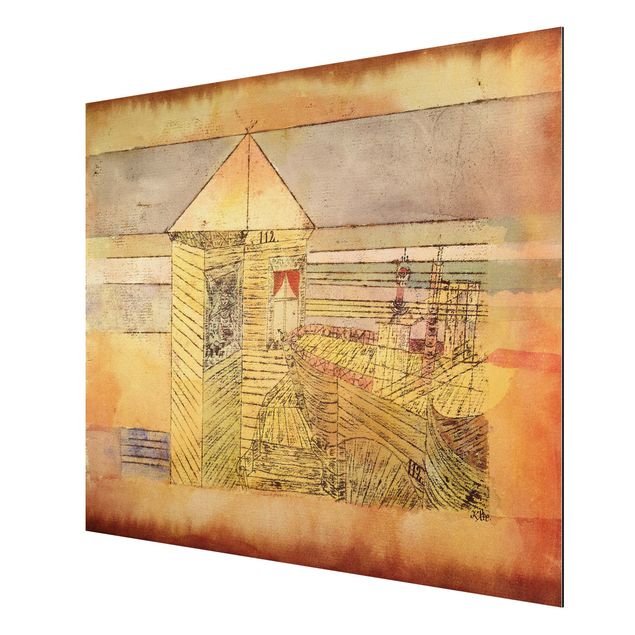 Wandbilder Kunstdrucke Paul Klee - Wunderbare Landung