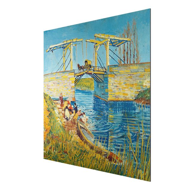 Kunststil Pointillismus Vincent van Gogh - Zugbrücke in Arles