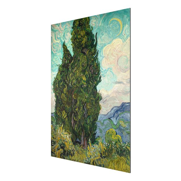Kunststil Pointillismus Vincent van Gogh - Zypressen