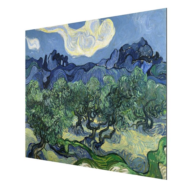 Pointillismus Bilder Vincent van Gogh - Olivenbäume