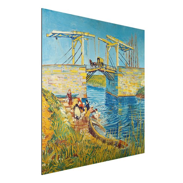 Küchen Deko Vincent van Gogh - Zugbrücke in Arles