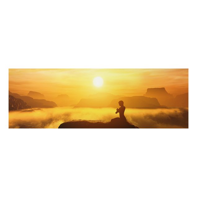 Wandbilder Berge Yoga Meditation