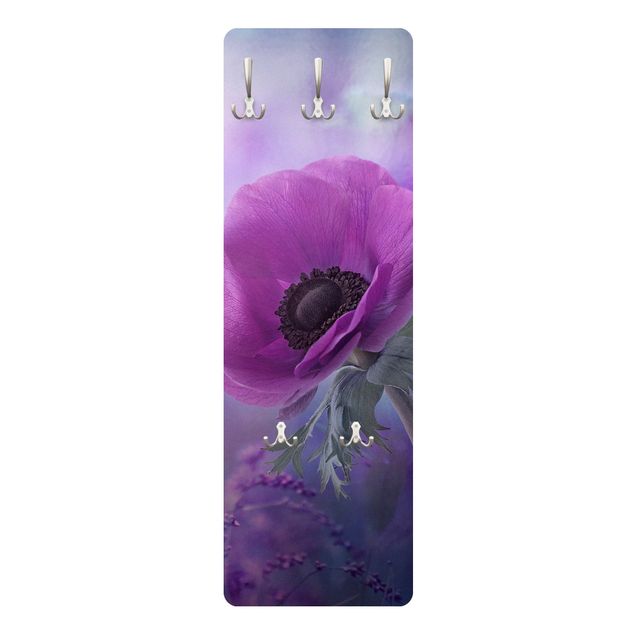 Garderobe - Anemonenblüte in Violett