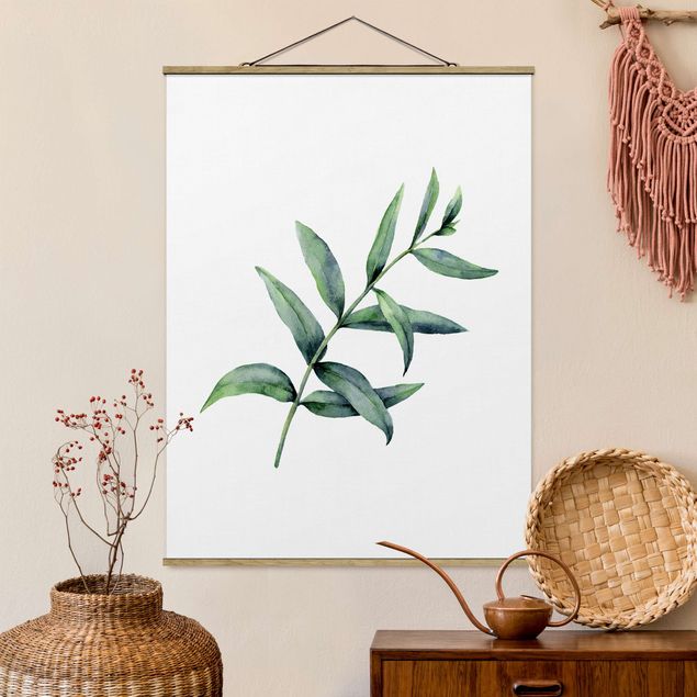 Wanddeko Küche Aquarell Eucalyptus I