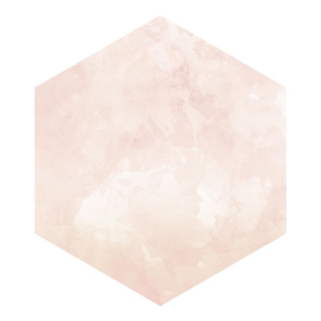 Fototapete rosa Aquarellstruktur Cremefarbene Sanddüne
