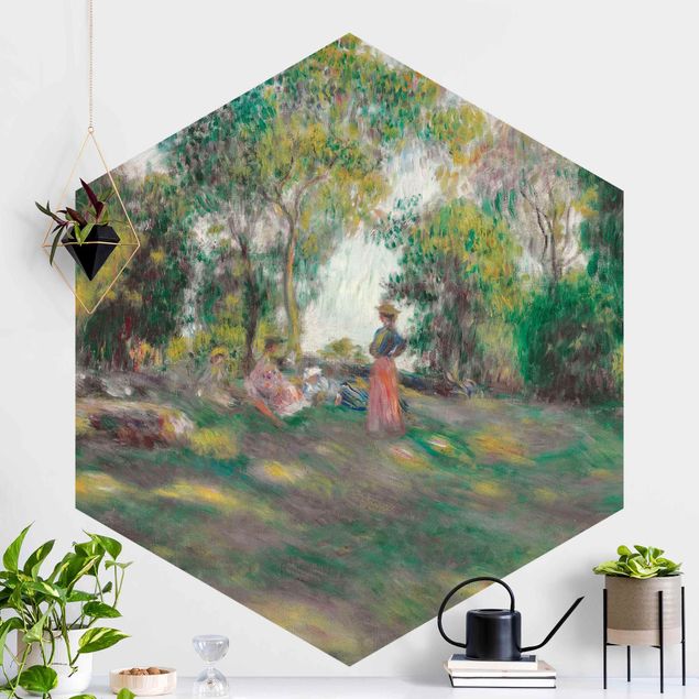 Küchen Deko Auguste Renoir - Landschaft mit Figuren