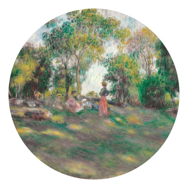 Fototapete modern Auguste Renoir - Landschaft mit Figuren