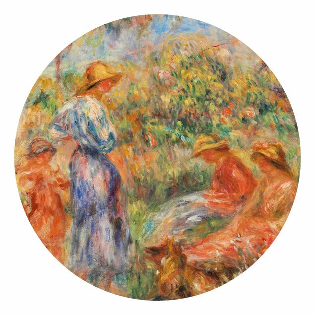 Fototapete modern Auguste Renoir - Landschaft mit Frauen und Kind