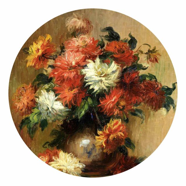 Tapeten Modern Auguste Renoir - Stillleben mit Dahlien